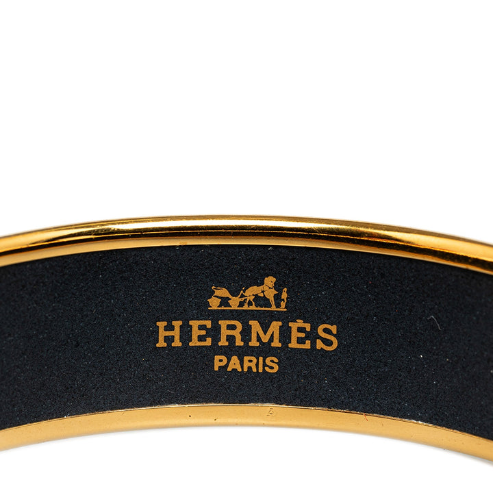 Top quality Hermes Wide Enamel Bangle Costume Bracelet