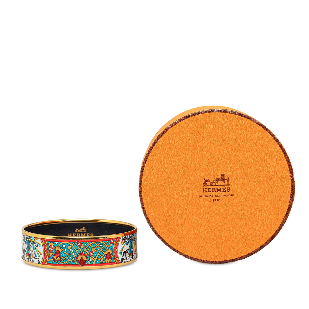 Top quality Hermes Wide Enamel Bangle Costume Bracelet