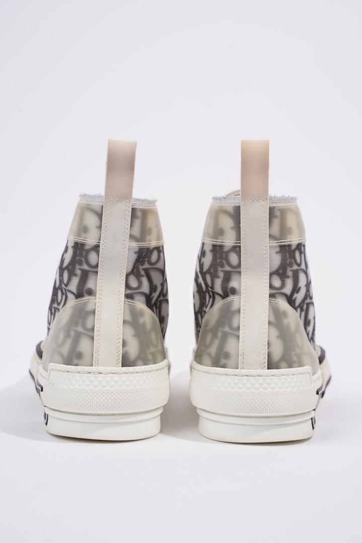 Christian Dior B23 High-tops White / Black Oblique Canvas EU 38 UK 5