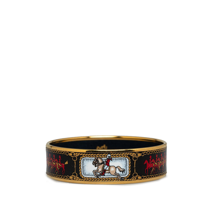 Top quality Hermes Wide Enamel Bangle Costume Bracelet