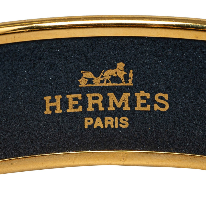 Top quality Hermes Wide Enamel Bangle Costume Bracelet