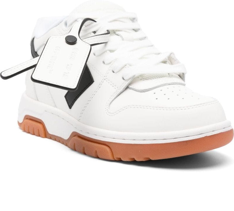 OFF WHITE LEATHER SNEAKERS