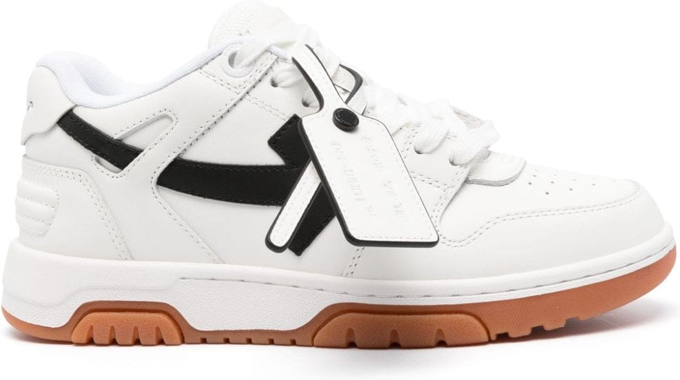 OFF WHITE LEATHER SNEAKERS
