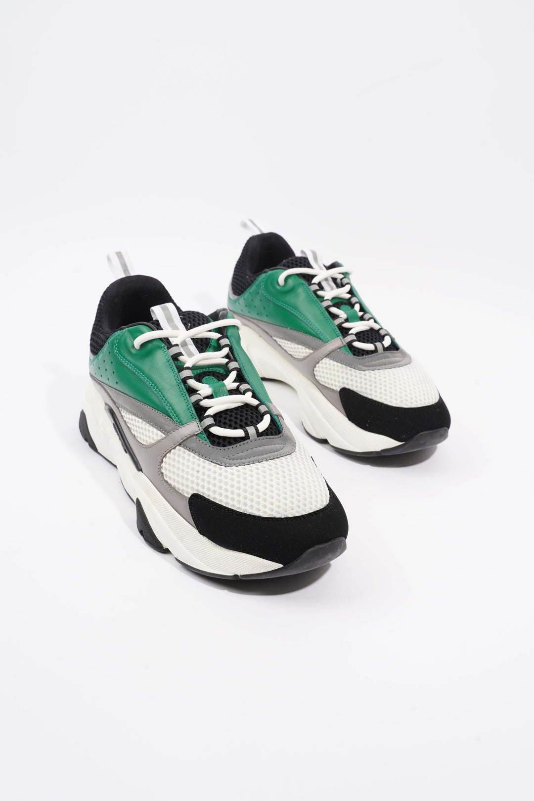 Christian Dior B22 White / Green / Grey Mesh EU 45 / UK 11