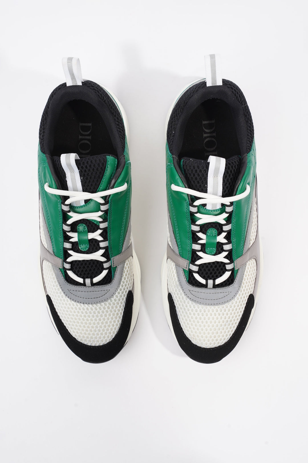Christian Dior B22 White / Green / Grey Mesh EU 45 / UK 11