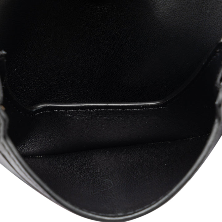 BURBERRY Olympia Micro Tartan Nylon and Leather Crossbody Crossbody Bag