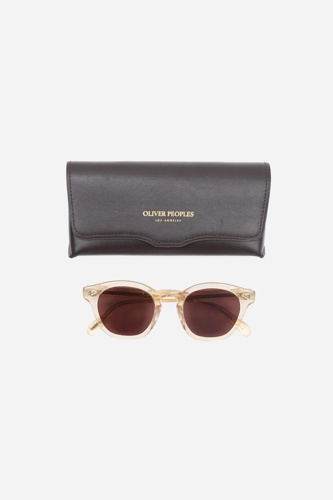 Light Brown/Clear Sunglasses