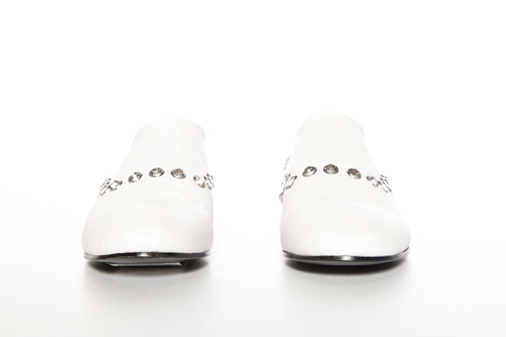 Opening Ceremony White Leather Slip-On Oxford SZ 39
