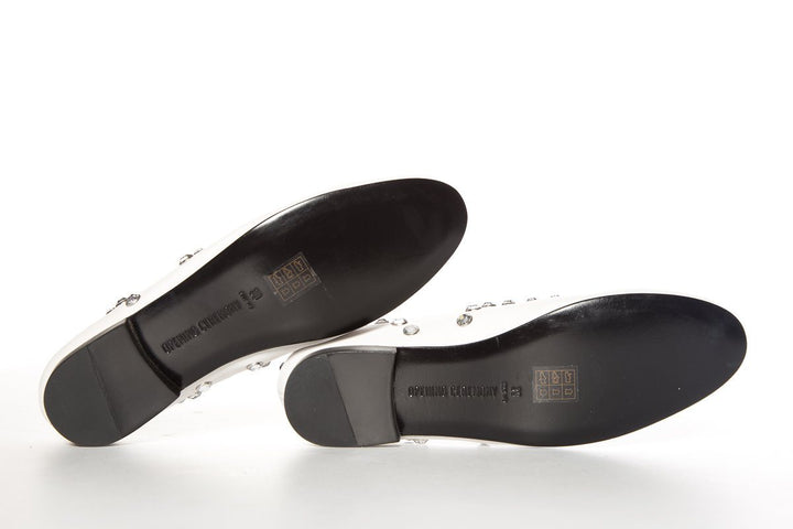 Opening Ceremony White Leather Slip-On Oxford SZ 39