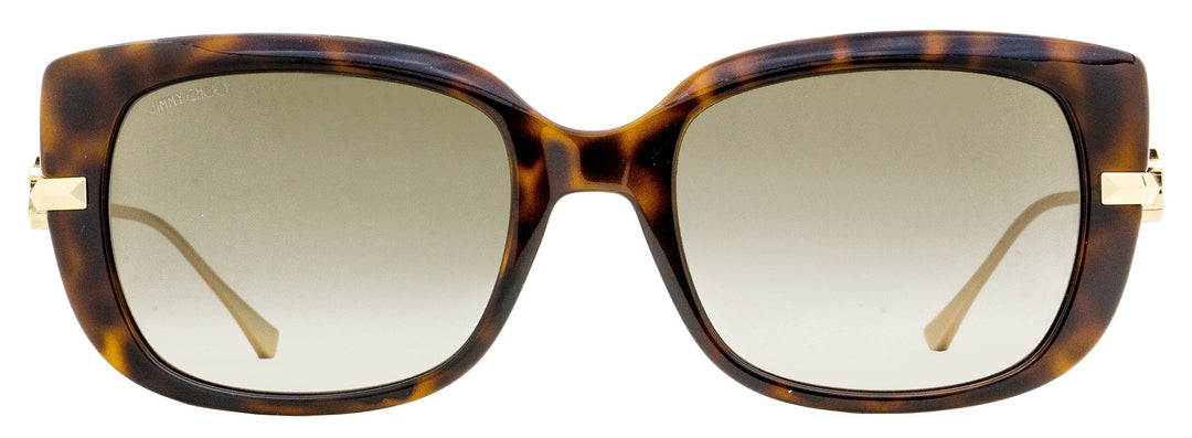 Jimmy Choo Rectangular Sunglasses Orla/G/S 086HA Havana/Gold 54mm