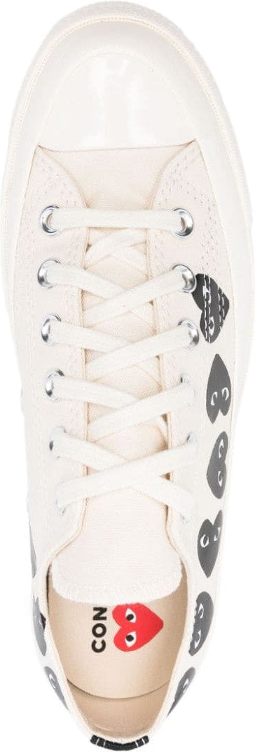 X CONVERSE CHUCK 70 MULTI HEART CANVAS SNEAKERS