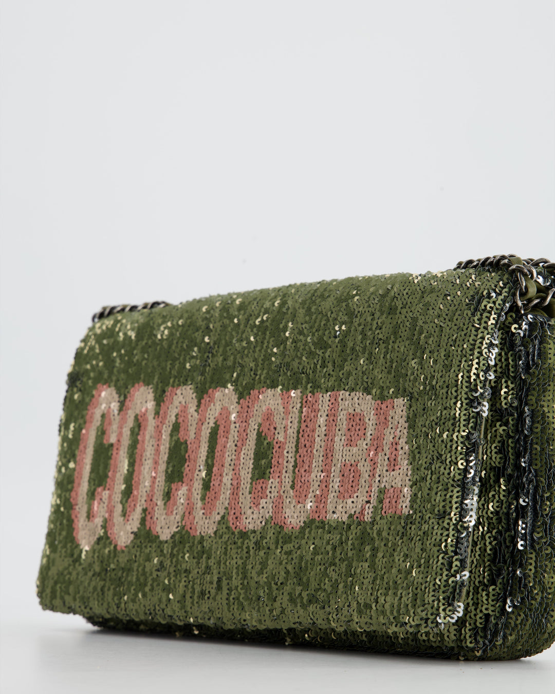 *Limited Edition* Top Quality Chanel Limited Edition Khaki Sequin Coco Cuba Bag