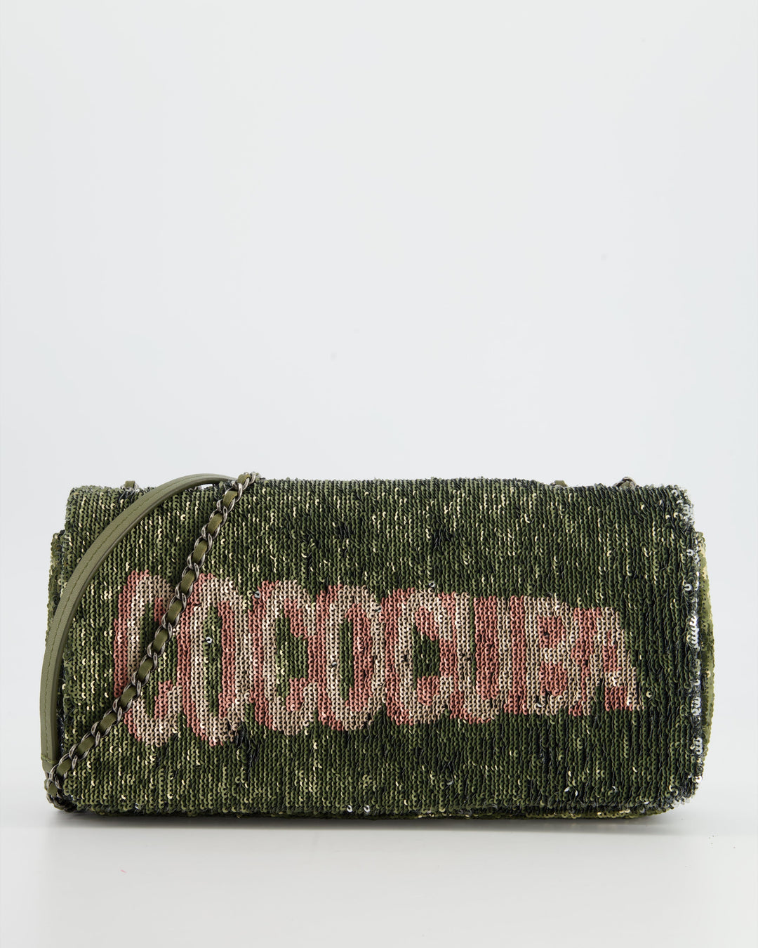 *Limited Edition* Top Quality Chanel Limited Edition Khaki Sequin Coco Cuba Bag
