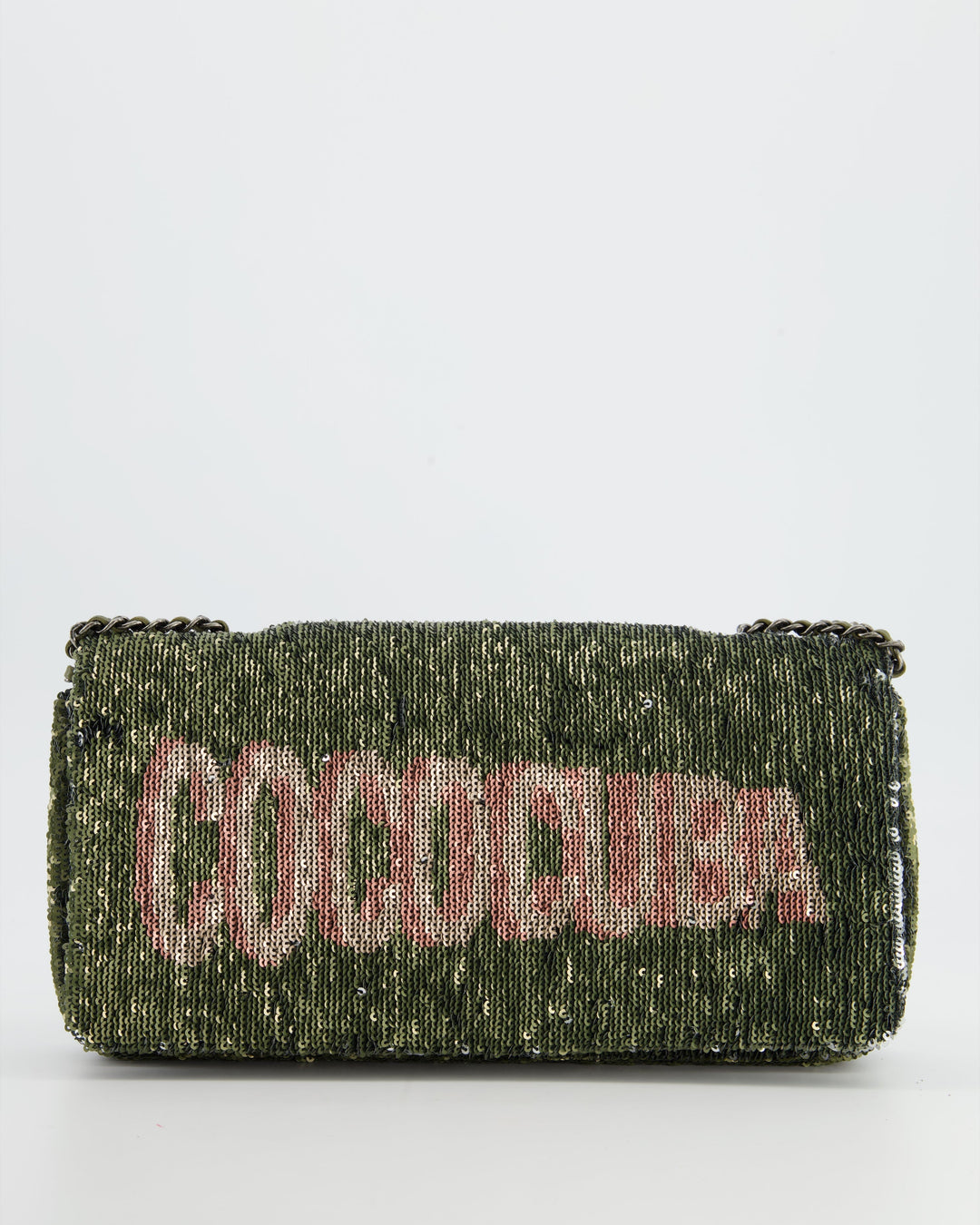 *Limited Edition* Top Quality Chanel Limited Edition Khaki Sequin Coco Cuba Bag