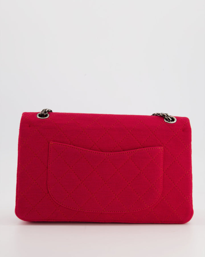 *FIRE PRICE* Chanel Red Medium Reissue 2.55 Double Flap Bag in Quilted Fabric with Ruthenium Hardware RRP - ¬£8,530