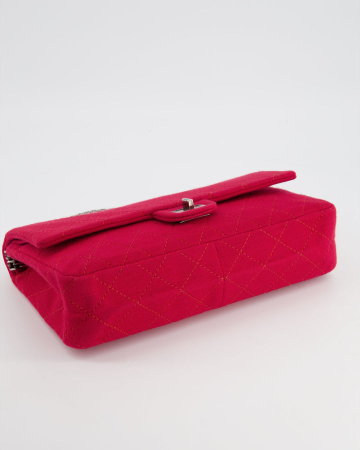 *FIRE PRICE* Chanel Red Medium Reissue 2.55 Double Flap Bag in Quilted Fabric with Ruthenium Hardware RRP - ¬£8,530