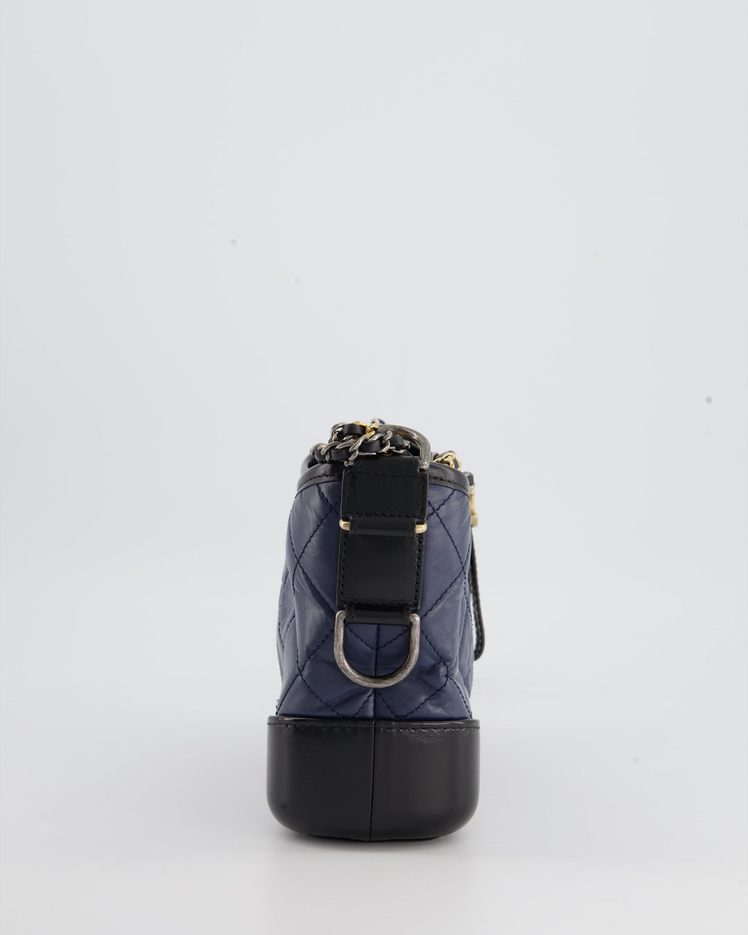 *FIRE PRICE* Top Quality Chanel Blue & Black Small Gabrielle Bag in Lambskin Leather with Mixed Hardware