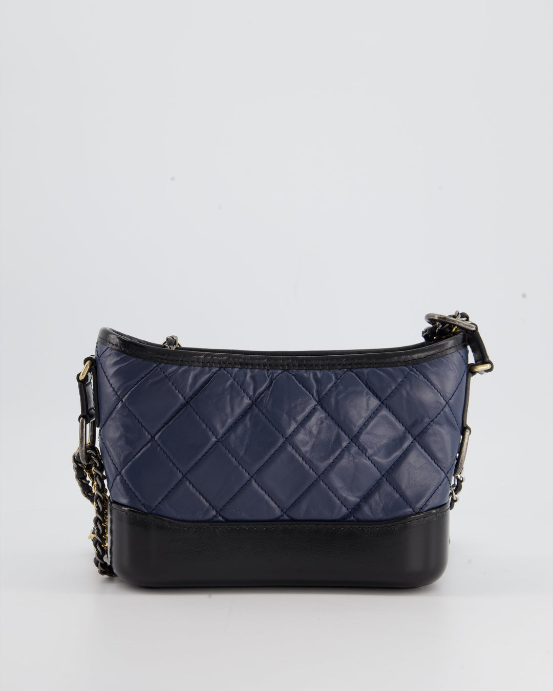 *FIRE PRICE* Top Quality Chanel Blue & Black Small Gabrielle Bag in Lambskin Leather with Mixed Hardware