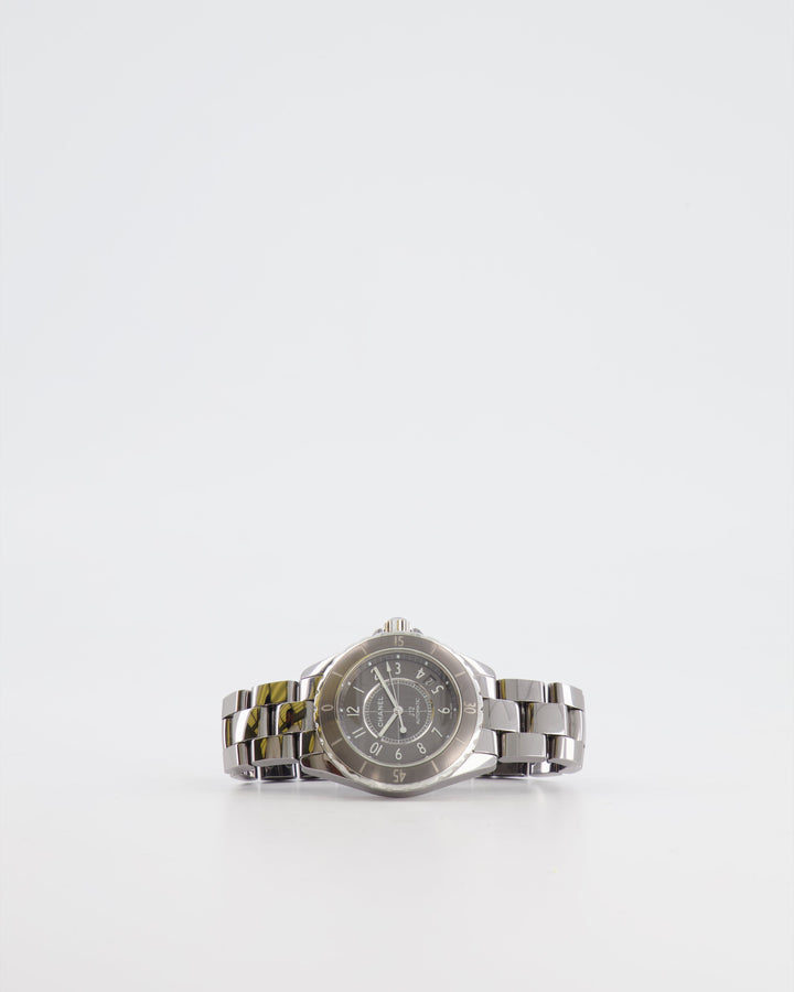 *FIRE PRICE* Chanel Silver Ceramic Steel J12 Watch 38mm RRP ¬£6,750