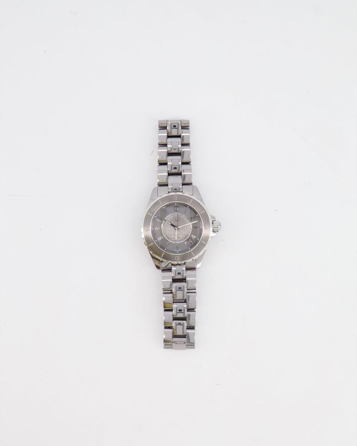 *FIRE PRICE* Chanel Silver Ceramic Steel J12 Watch 38mm RRP ¬£6,750