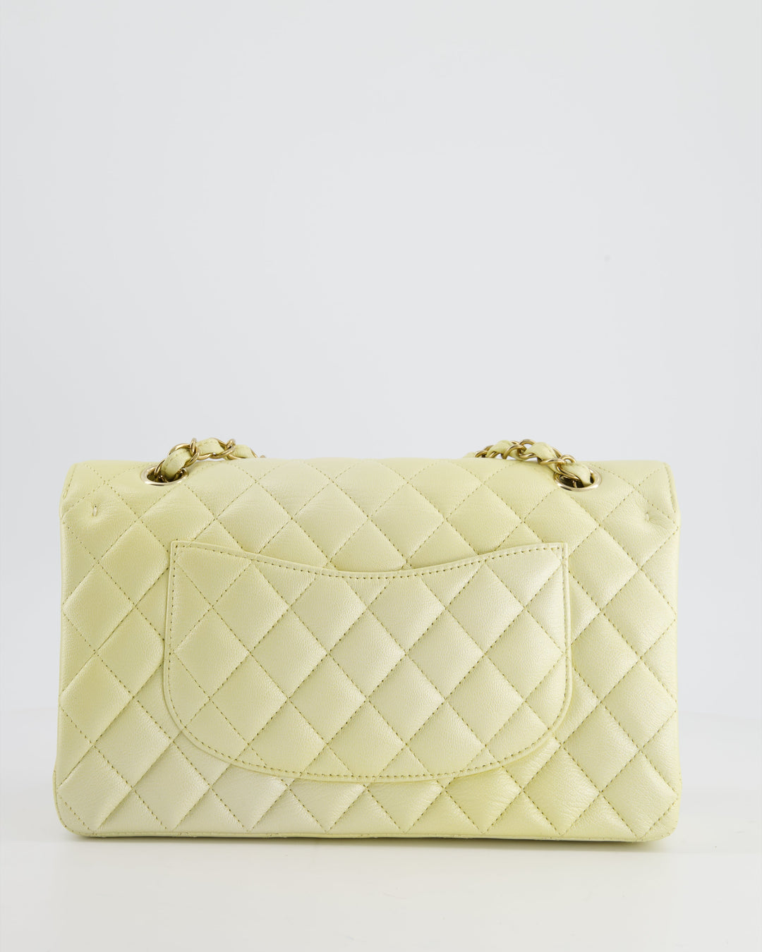 *RARE* Top Quality Chanel Lemon Sobert Shimmer Medium Classic Double Flap Bag in Iridescent Calfskin Gold Hardware  RRP ¬£8,530