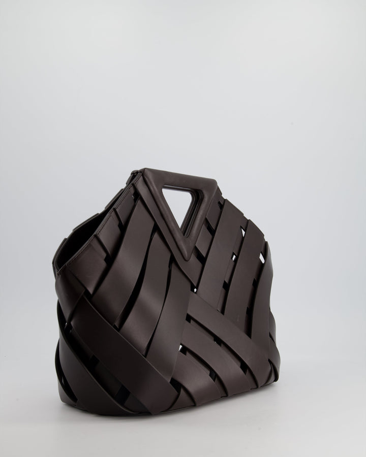 *FIRE PRICE* Top Quality Bottega Veneta Chocolate Medium Intreccio Point Bag in Calfskin Leather with Leather Hardware RRP £2750