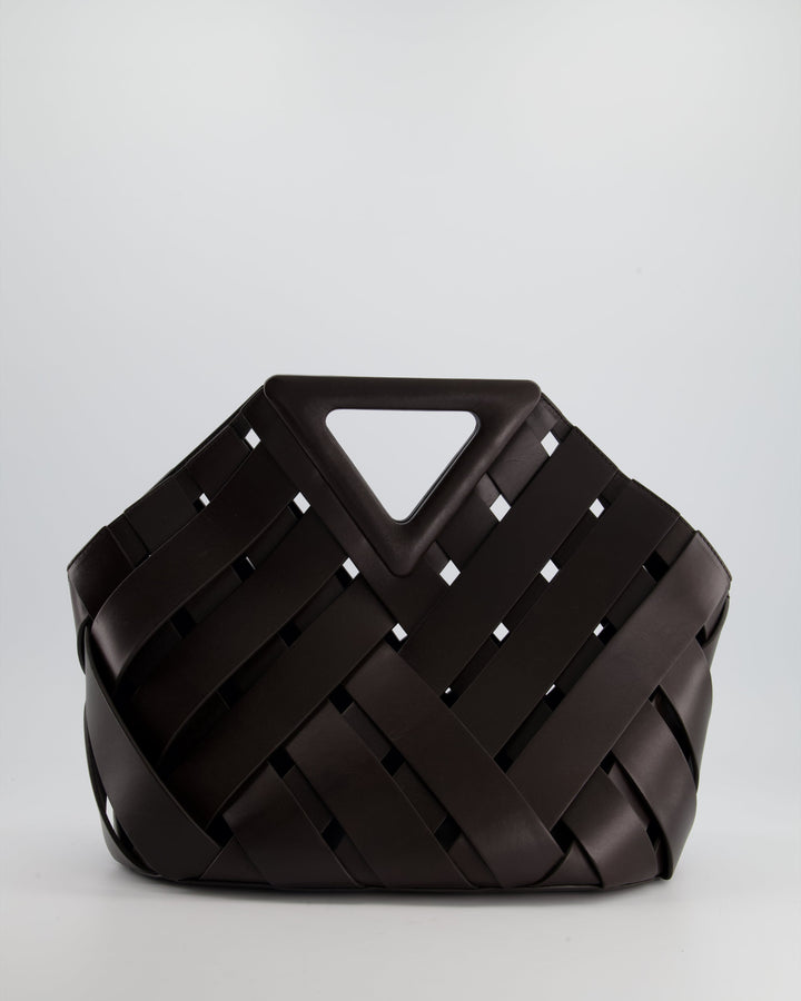*FIRE PRICE* Bottega veneta Chocolate Medium Intreccio Point Bag in Calfskin Leather with Leather Hardware RRP £2750