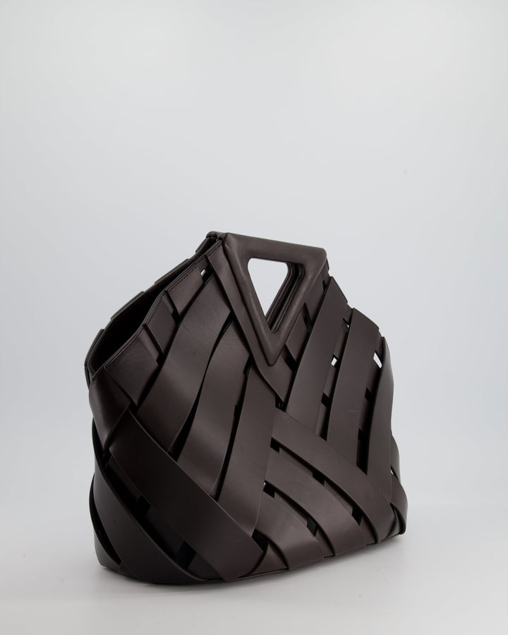 *FIRE PRICE* Bottega veneta Chocolate Medium Intreccio Point Bag in Calfskin Leather with Leather Hardware RRP £2750