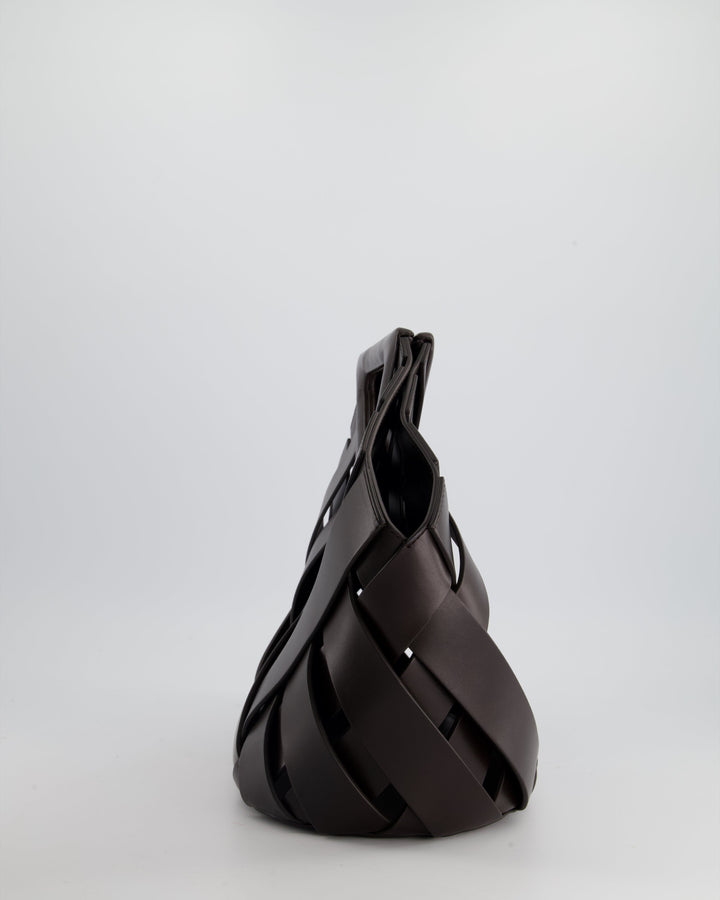 *FIRE PRICE* Top Quality Bottega Veneta Chocolate Medium Intreccio Point Bag in Calfskin Leather with Leather Hardware RRP £2750