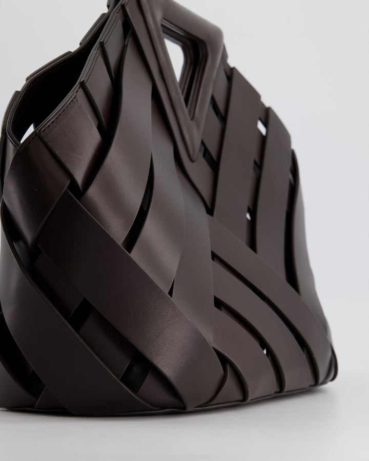 *FIRE PRICE* Bottega veneta Chocolate Medium Intreccio Point Bag in Calfskin Leather with Leather Hardware RRP £2750