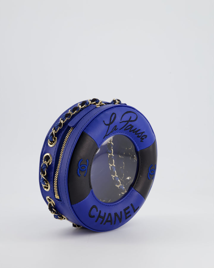 *RARE & FIRE PRICE* Top Quality Chanel La Pausa Coco Lifesaver Bag in Navy, Black with Champagne Gold Hardware