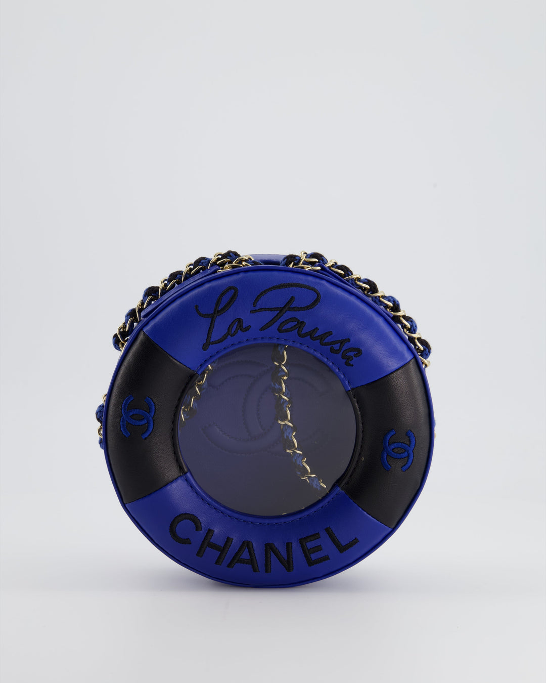 *RARE & FIRE PRICE* Top Quality Chanel La Pausa Coco Lifesaver Bag in Navy, Black with Champagne Gold Hardware