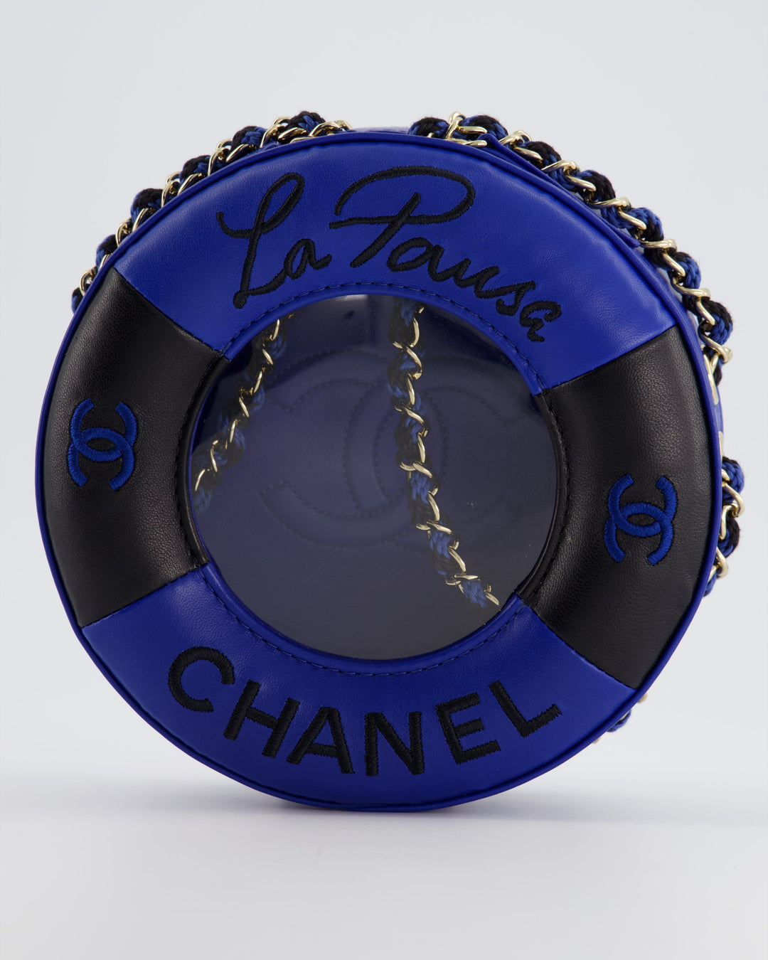 *RARE & FIRE PRICE* Top Quality Chanel La Pausa Coco Lifesaver Bag in Navy, Black with Champagne Gold Hardware