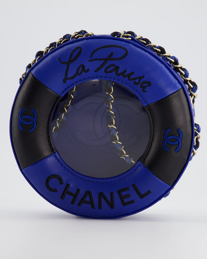 *RARE & FIRE PRICE* Top Quality Chanel La Pausa Coco Lifesaver Bag in Navy, Black with Champagne Gold Hardware