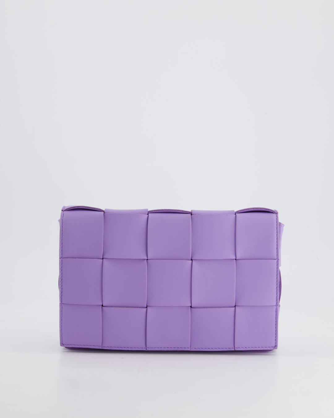 *RARE COLOUR* Top Quality Bottega Veneta Lilac Small Cassette Intrecciato Cross-Body Bag RRP £1,970