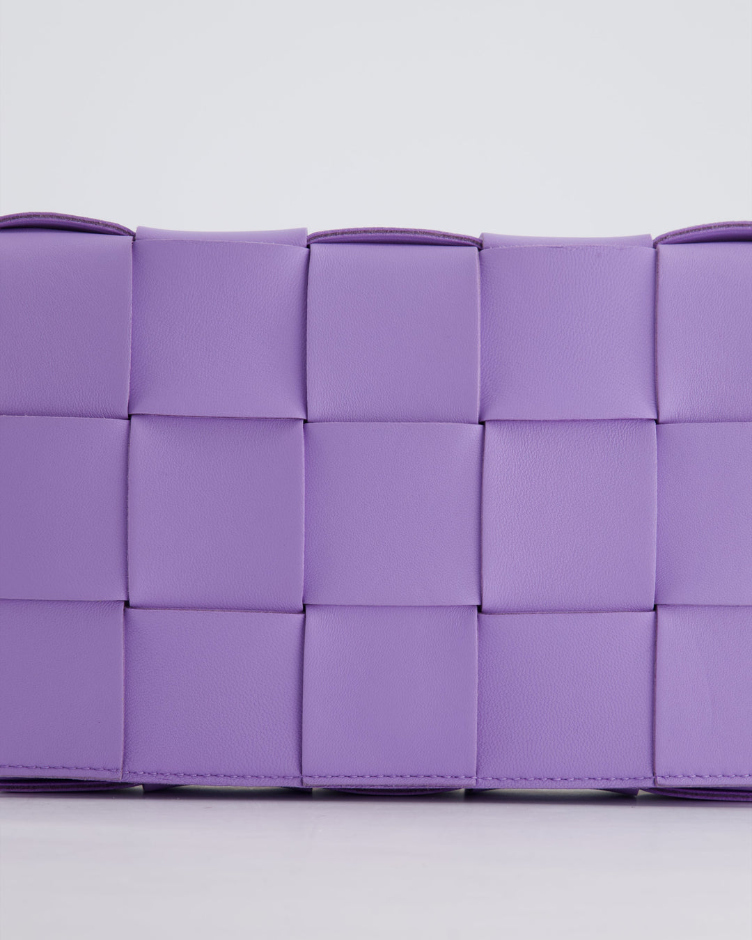 *RARE COLOUR* Top Quality Bottega Veneta Lilac Small Cassette Intrecciato Cross-Body Bag RRP £1,970