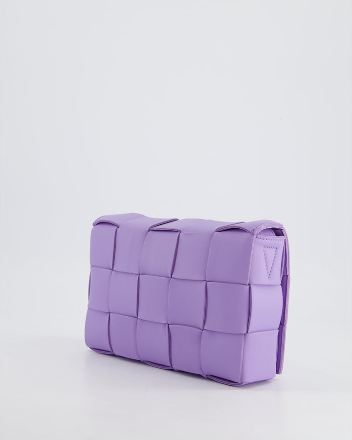 *RARE COLOUR* Top Quality Bottega Veneta Lilac Small Cassette Intrecciato Cross-Body Bag RRP £1,970