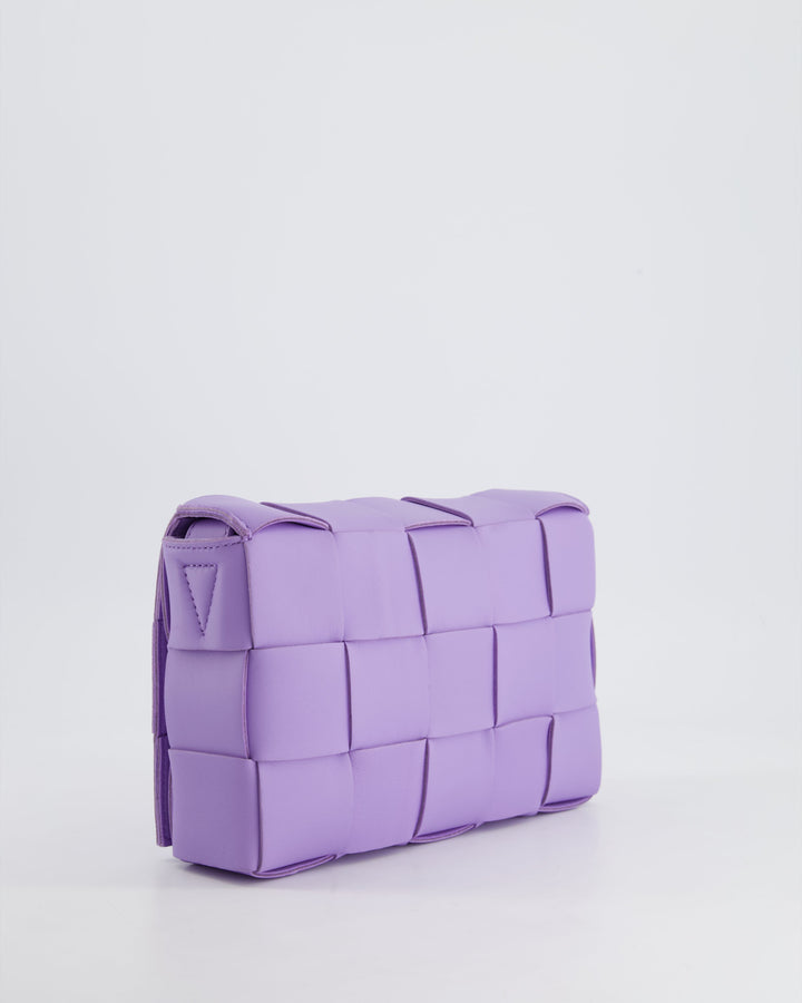 *RARE COLOUR* Bottega veneta Lilac Small Cassette Intrecciato Cross-Body Bag RRP £1,970