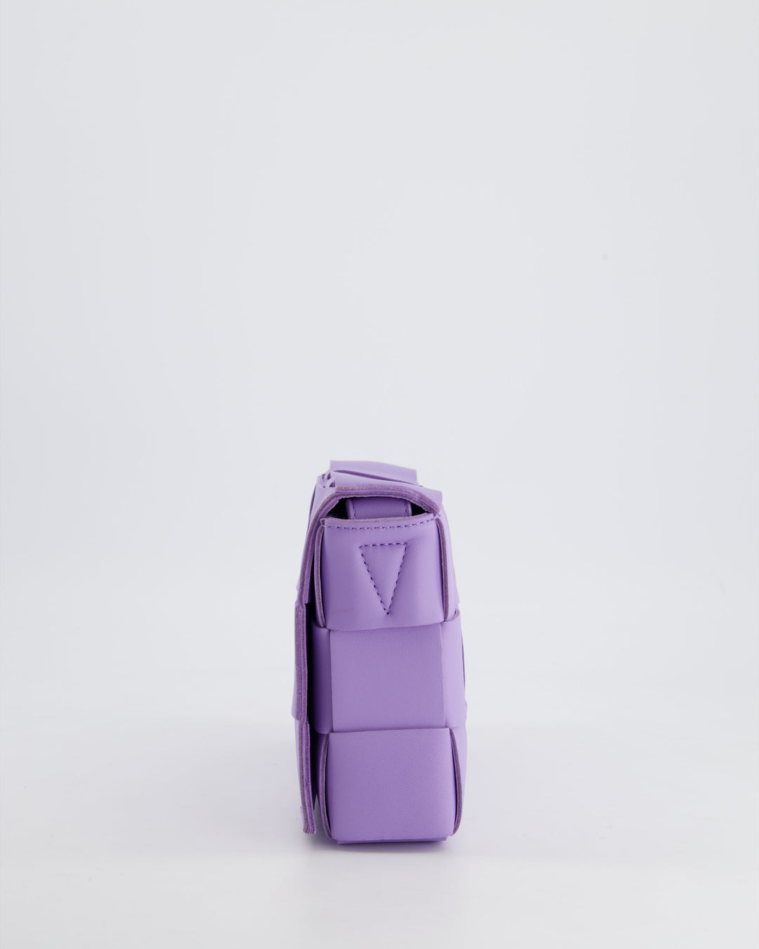 *RARE COLOUR* Top Quality Bottega Veneta Lilac Small Cassette Intrecciato Cross-Body Bag RRP £1,970