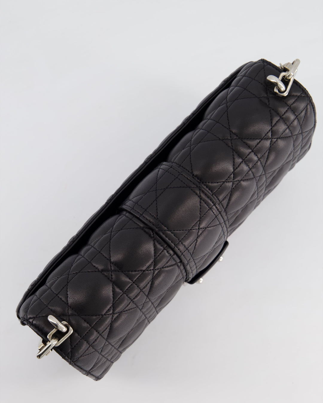 Christian Top quality Dior Black Cannage Miss Top quality Dior Leather Bag With Silver Hardware