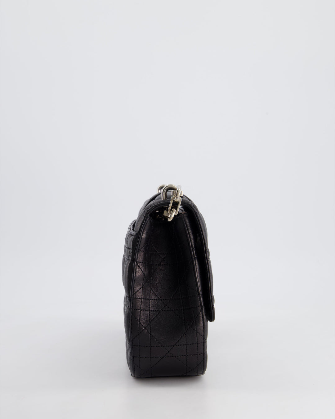 Christian Top quality Dior Black Cannage Miss Top quality Dior Leather Bag With Silver Hardware