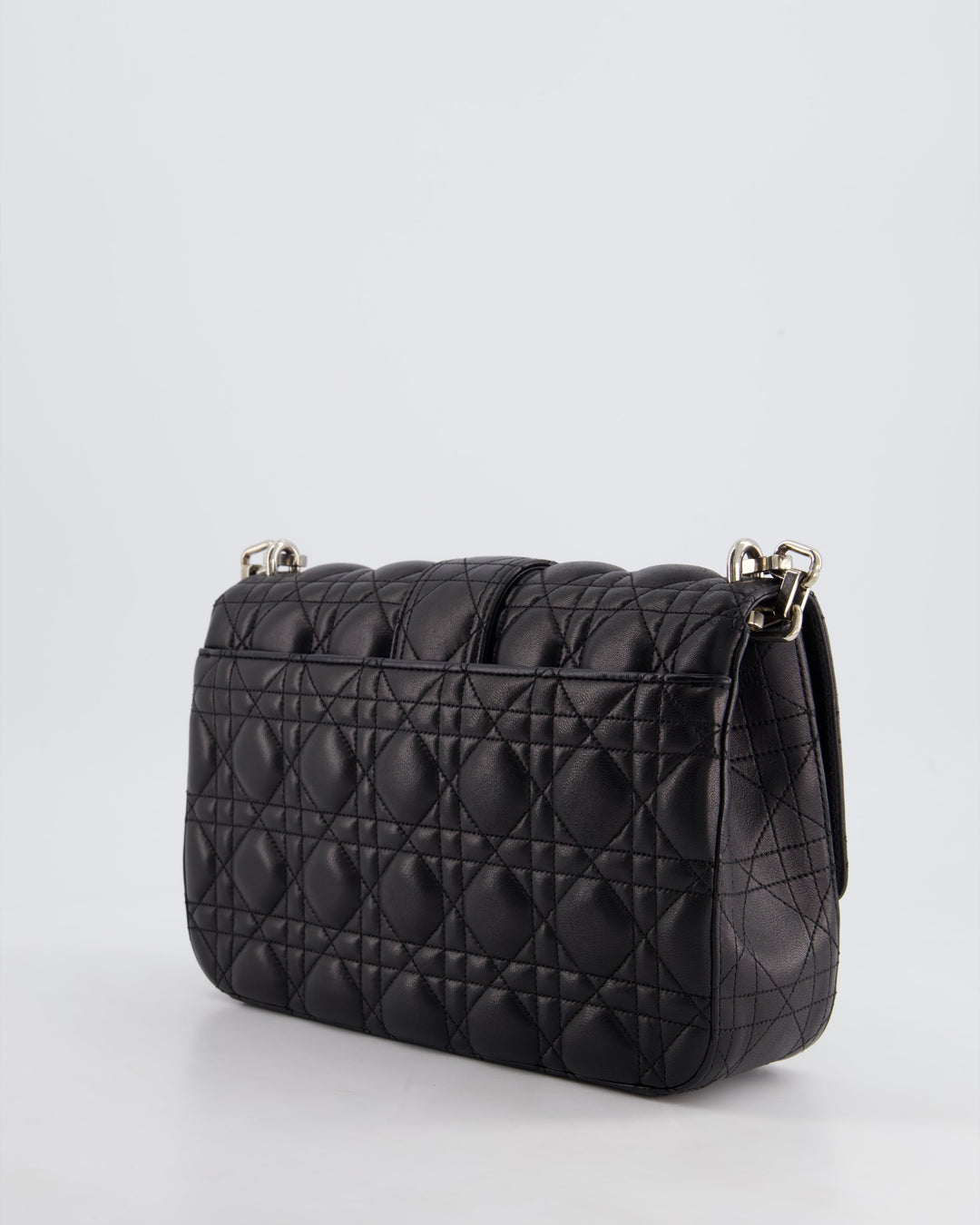 Christian Top quality Dior Black Cannage Miss Top quality Dior Leather Bag With Silver Hardware