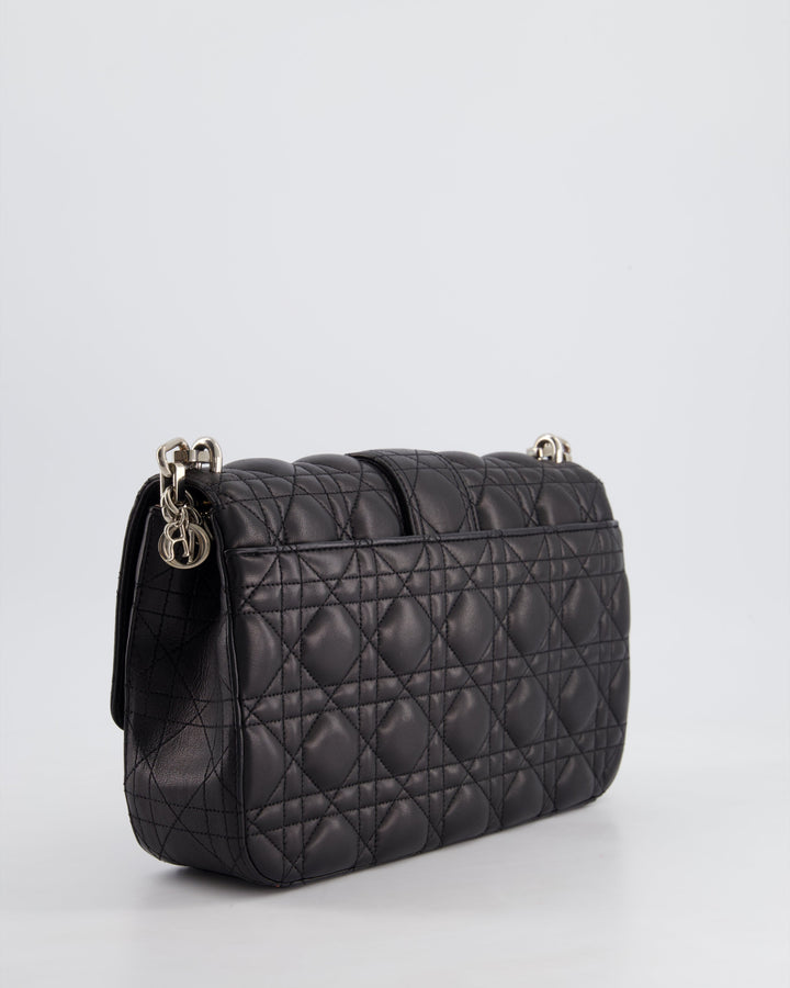 Christian Top quality Dior Black Cannage Miss Top quality Dior Leather Bag With Silver Hardware