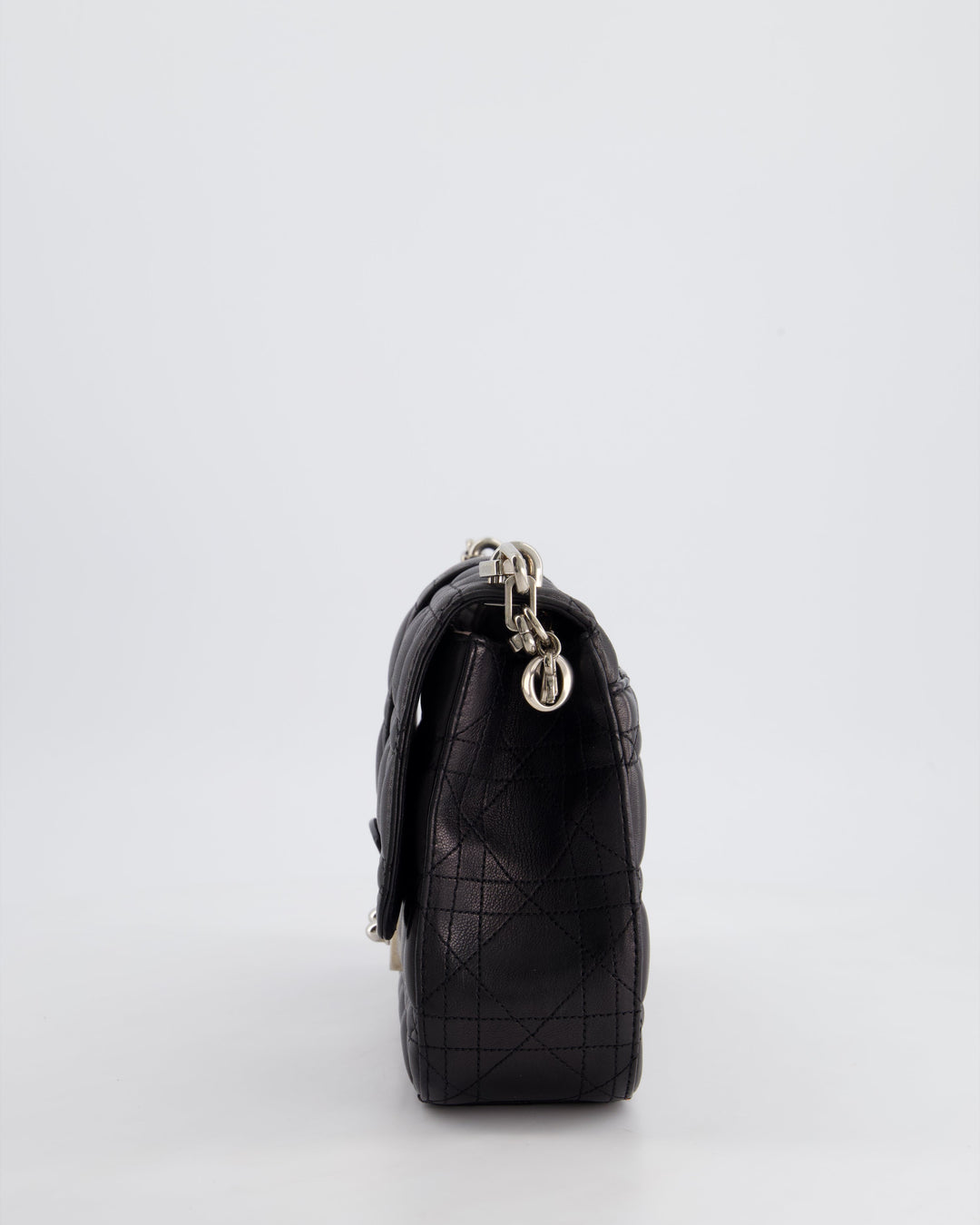 Christian Top quality Dior Black Cannage Miss Top quality Dior Leather Bag With Silver Hardware