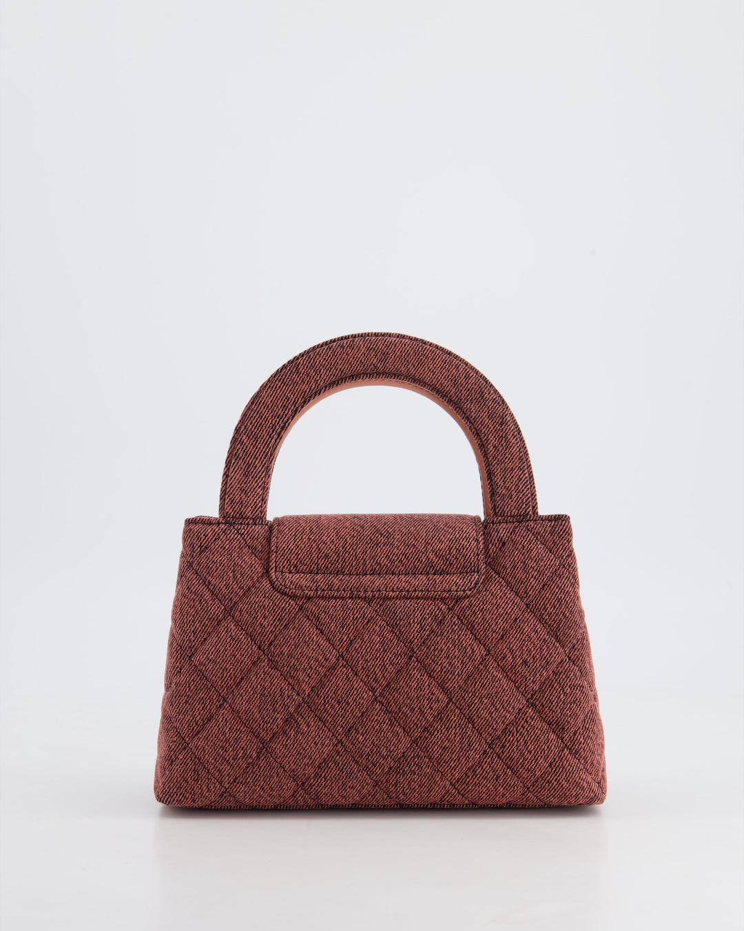 *HOT & RARE* Top Quality Chanel Dark Pink Small Mini Kelly Shopping Bag in Denim with Brushed Gold Hardware