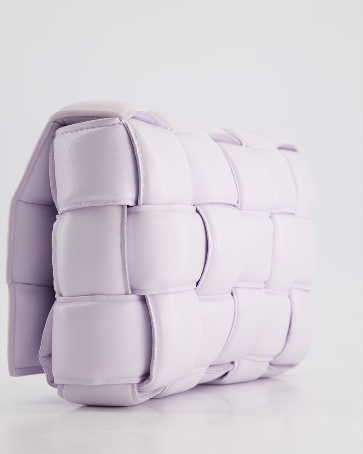 *HOT & FIRE PRICE* Top Quality Bottega Veneta Pale Lilac Padded Cassette Bag with Gold Hardware RRP £2,780
