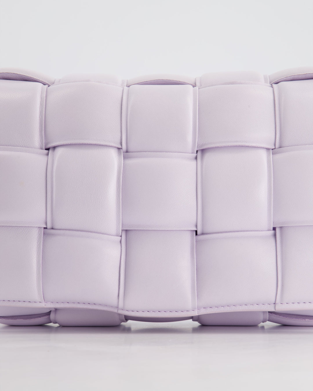 *HOT & FIRE PRICE* Top Quality Bottega Veneta Pale Lilac Padded Cassette Bag with Gold Hardware RRP £2,780