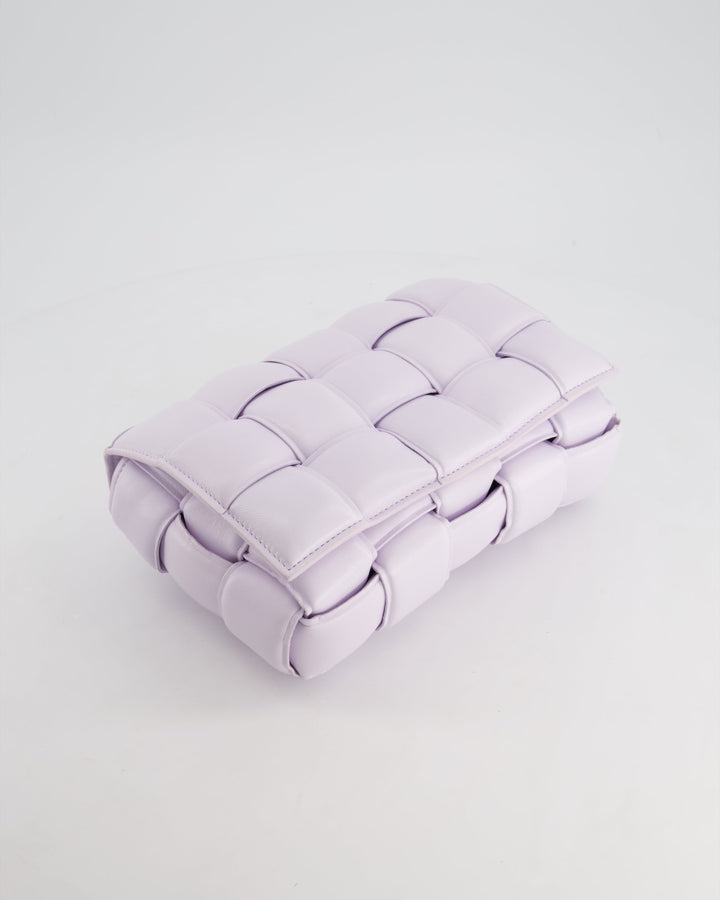 *HOT & FIRE PRICE* Top Quality Bottega Veneta Pale Lilac Padded Cassette Bag with Gold Hardware RRP £2,780