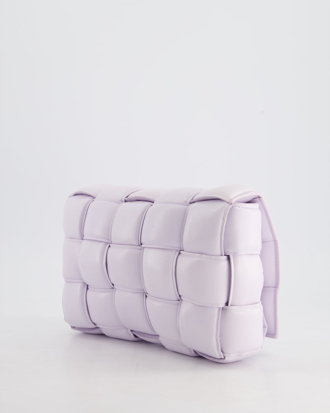 *HOT & FIRE PRICE* Top Quality Bottega Veneta Pale Lilac Padded Cassette Bag with Gold Hardware RRP £2,780