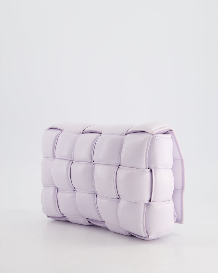 *HOT & FIRE PRICE* Top Quality Bottega Veneta Pale Lilac Padded Cassette Bag with Gold Hardware RRP £2,780